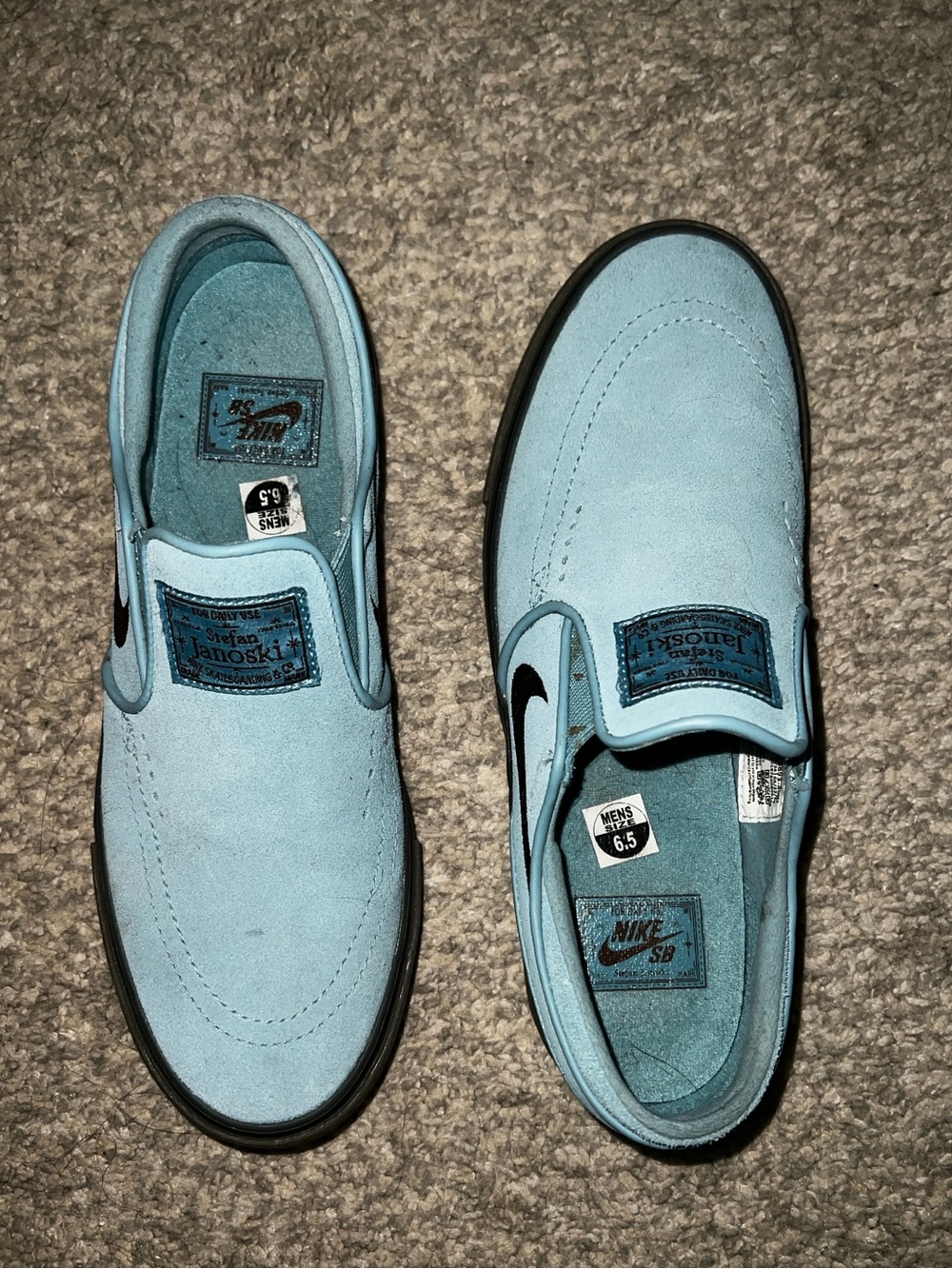 Blue Nike Slip-On Shoe 6.5M